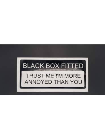 Black Box Sticker Annoyed